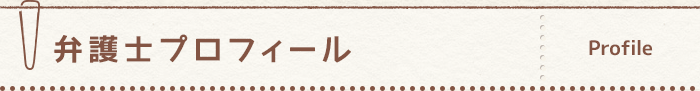 石森弁護士のプロフィール